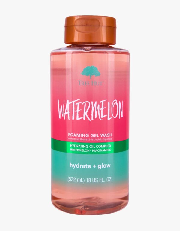 Tree hut watermelon foaming gel wash تري هت غسول جسم بالرقي