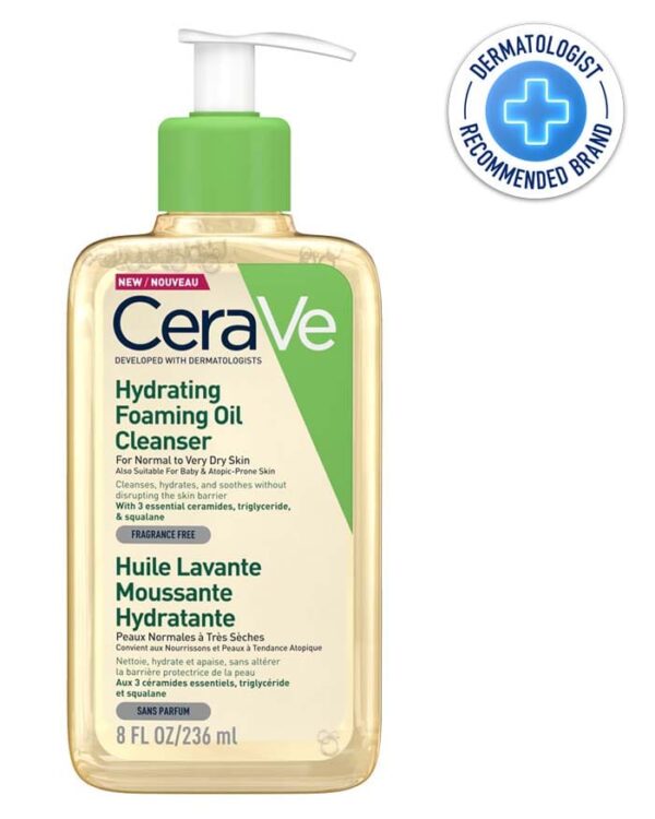 Hydrating Foaming Oil Cleanser 236 ml سيرافي غسول مرطب للبشرة العادية الى الجافة