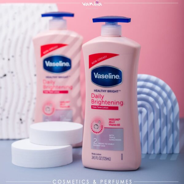 Vaseline Healthy Bright Body Lotion725ml, فازلين لوشن ترطيب و تفتيح البشرة