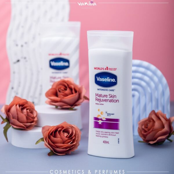 VASELINE MATURE SKIN REJUVENATION BODY LOTION400ml فازلين مرطب جسم