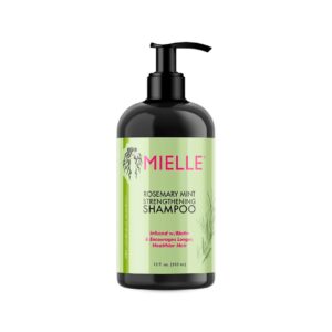 MIELLE Organics Rosemary Mint Strengthening Shampoo،355ml ميلي شامبو التقوية بأكليل الجبل و النعناع