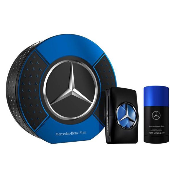 Mercedes MAN PERFUME GIFTSET 2S (EDT 100ML + DEODORANT STICK 75G) مرسيدس عطر سيت هدايا