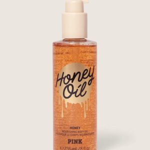 VICTORIA'S SECRET PINK Honey Oil Nourishing Body Oil,236mlفكتوريا سيكرت زيت جسم بالعسل