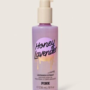 VICTORIA'S SECRET Pink Honey Lavender Soothing Body Oil,236mlفيكتوريا سيكرت زيت للجسم بالعسل و اللافندر