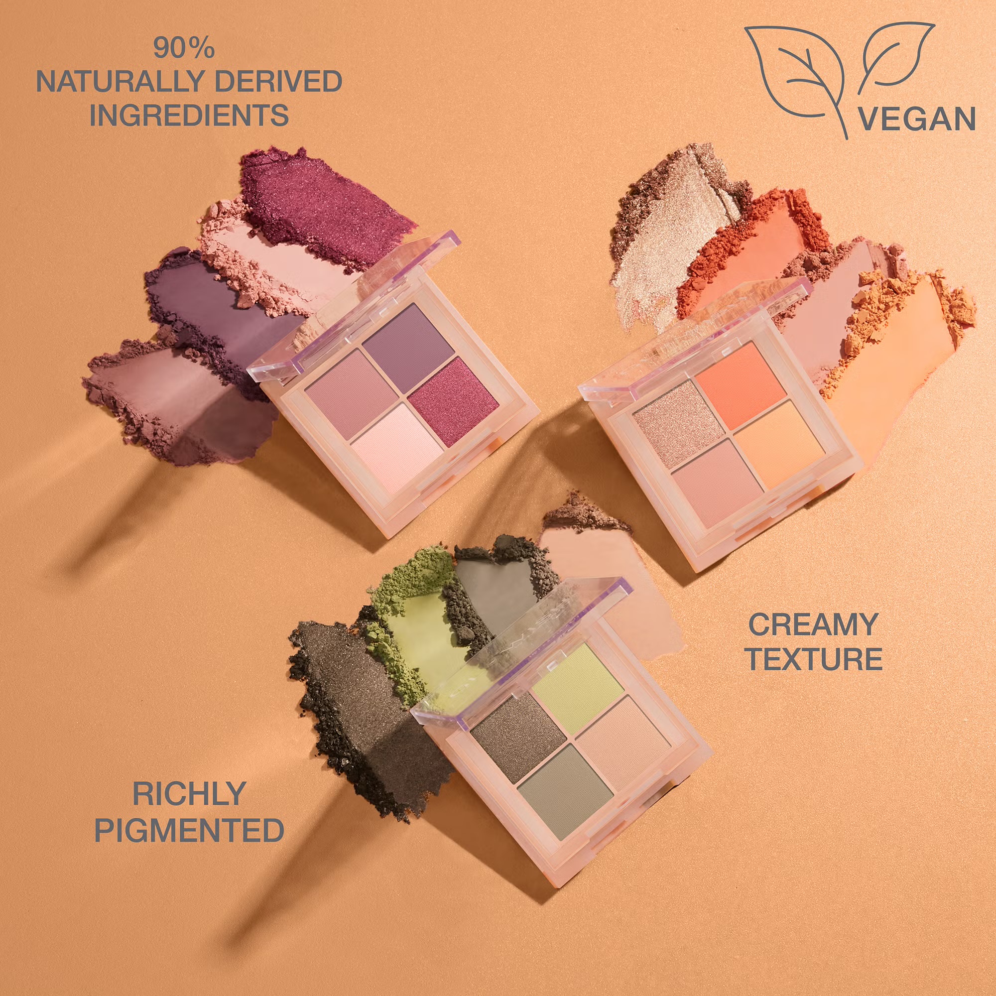 GloWish Micro Mini Natural Eyeshadow Palette ظلال عيون ميني - Image 4