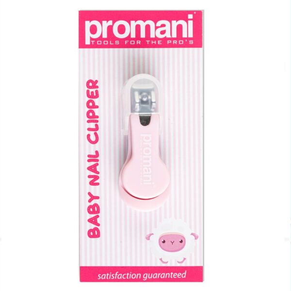 Promani Baby Nail Clipper Pink PR-103 بروماني قراضة اظافر للاطفال