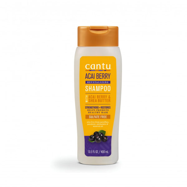 Cantu Revitalizing Shampoo With Acai Berry Shea Butter كانتو شامبو بخلاصة توت الاساي بيري وزبدة الشيا 400 مل