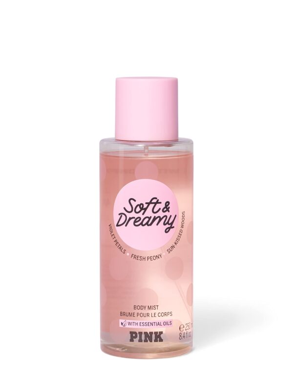 Victoria's Secret Pink Soft and Dreamy Scented Mist,250mlفيكتوريا سيكرت مست جسم بالزيوت الأساسية