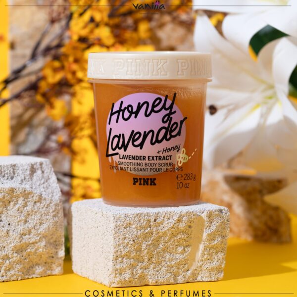 Victoria Secret Pink Honey Lavender Nourishing Body Scrub,283gفيكتوريا سيكرت مقشر جسم بالعسل و اللافندر