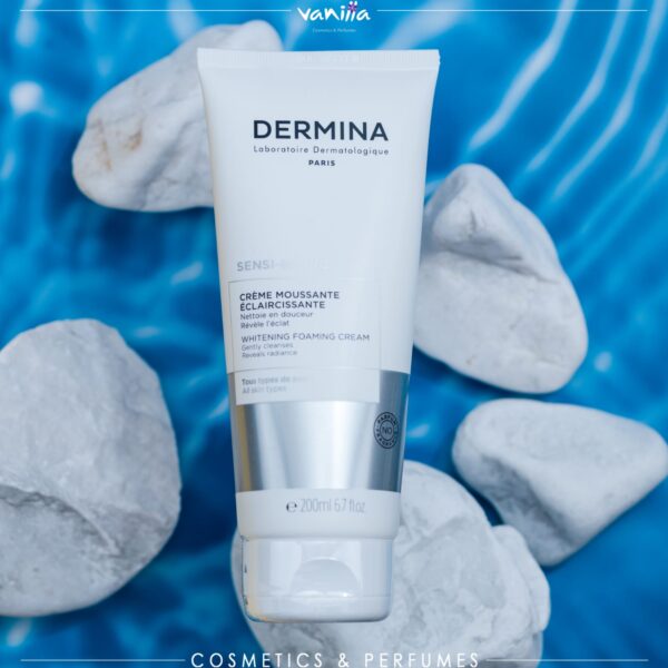 Dermina WHITENING FOAMING CREAM cleanser - 200ml ديرمينا غسول فوم مفتح للبشرة