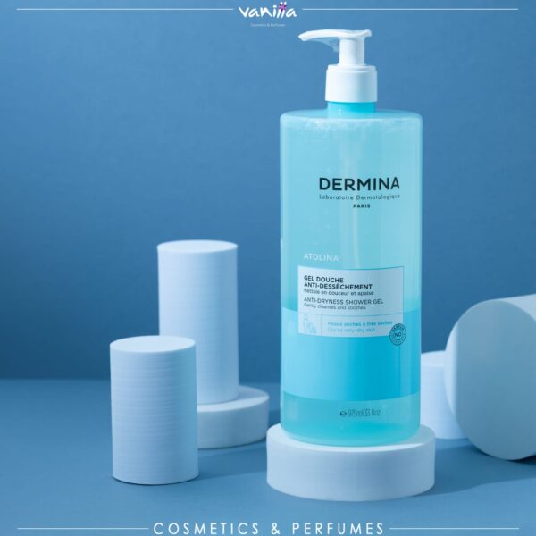 ,DERMINA ATOLINA ANTI-DRYING SHOWER GEL,975ml ديرمينا أتولينا جل الاستحمام المضاد للجفاف