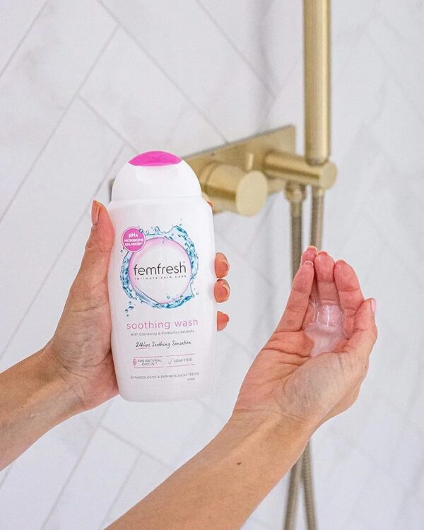 Femfresh Intimate Wash Soothing,250mlفيم فرش غسول مناطق حساسة