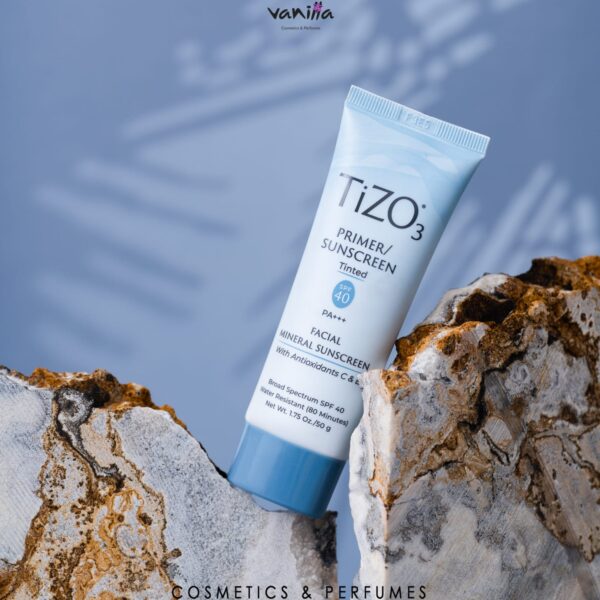 TIZO3 Facial Primer Tinted SUNSCREEN SPF40 واقي حماية من الشمس برايمر ملون