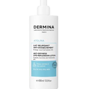 Dermina Atolina Protective Relipidant Milk 400ml لوشن حليبي لحماية وترطيب البشرة