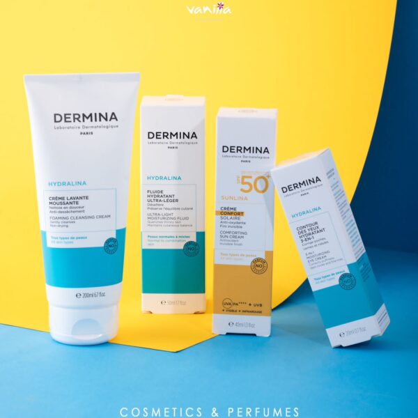 Dermina skin care routine set ديرمينا مجموعة العناية بالبشرة