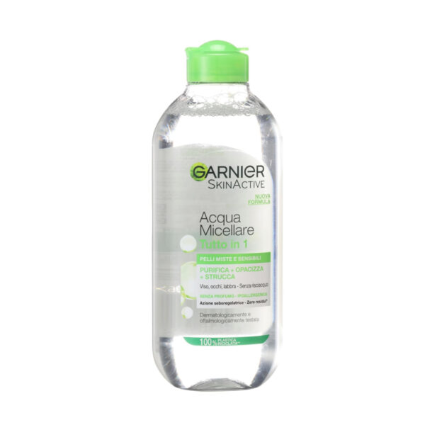 Garnier micellar water daily detergent, 400 ml كارنييه ماء ميسيلار مزيل مكياج
