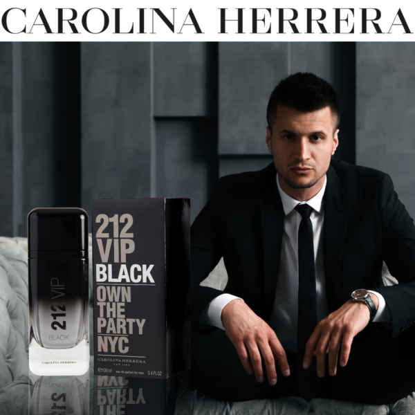 212 VIP Black Carolina Herrera for men 100ml كارولينا هيريرا عطر للرجال