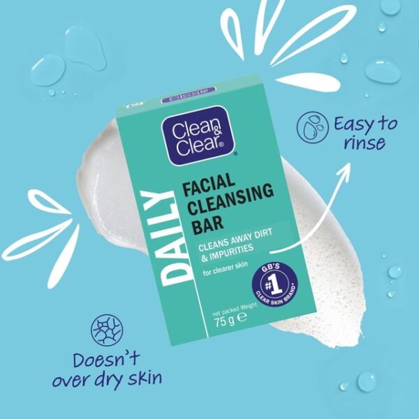 ! Clean & Clear Soap Bar 75g كلين اند كلير صابون