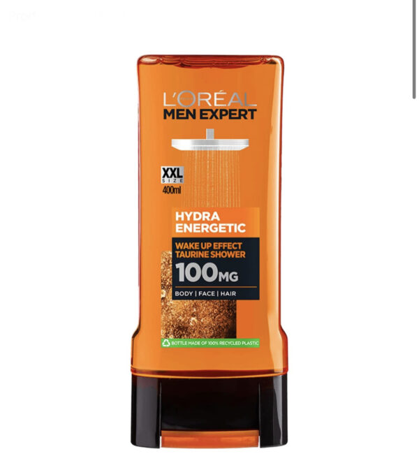 L'Oreal Men Expert Energetic Shower Gel 400ml لوريال جل استحمام للرجال