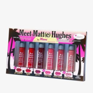 THE BALM Meet Matt(e) Hughes Mini Kit Miami ذا بالم سيت احمر شفاه ميني