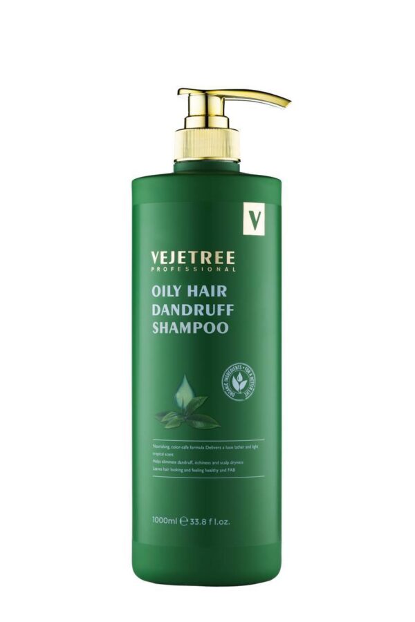 VEJETREE shampoo OILY HAIR DANDRUFF 1000 ml , فيجتري شامبو للشعر الدهني ضد القشرة