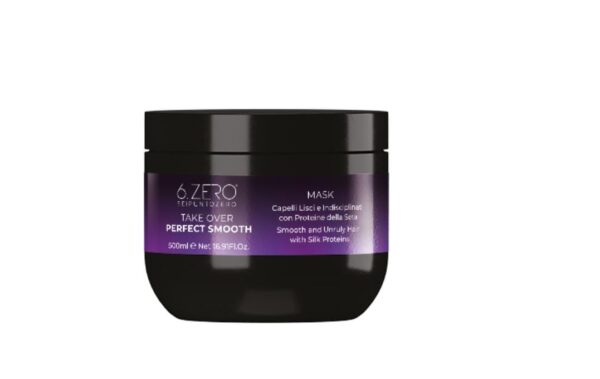 6.zero take over perfect smooth Mask for straight hair,500ml ماسك لتنعيم الشعر