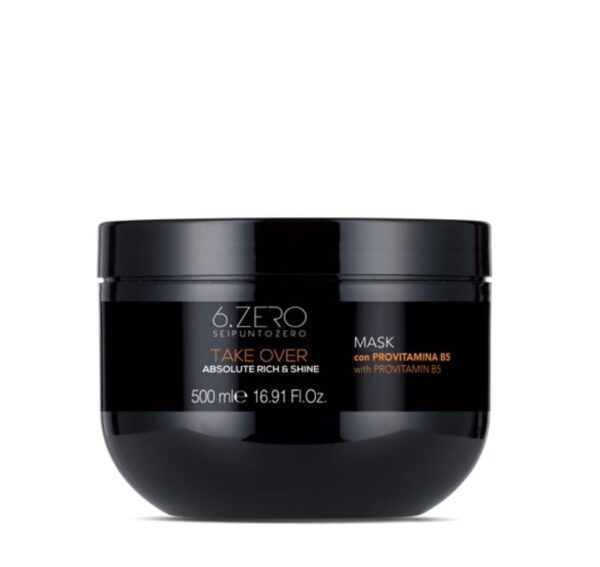 6Zero TAKE OVER ABSOLUTE RICH & SHINE Mask for dry and dull hair,500 ماسك للشعر الجاف و الباهت