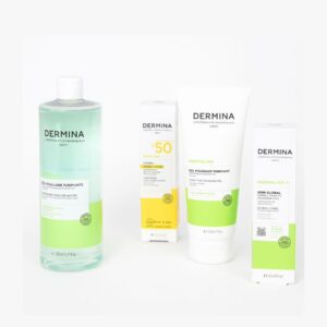 Dermina oily skin care set ديرمينا مجموعة العناية بالبشرة الدهنية والمختلطة