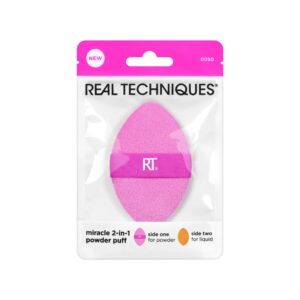 REAL TECHNIQUES Miracle 2-In-1 Powder Puff ريل تيكنيكس بودرة ميراكل 2 في 1