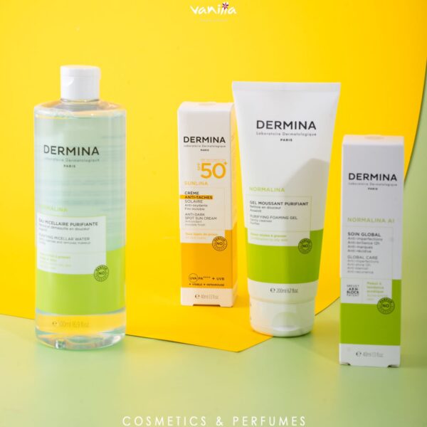 Dermina oily skin care set ديرمينا مجموعة العناية بالبشرة الدهنية والمختلطة