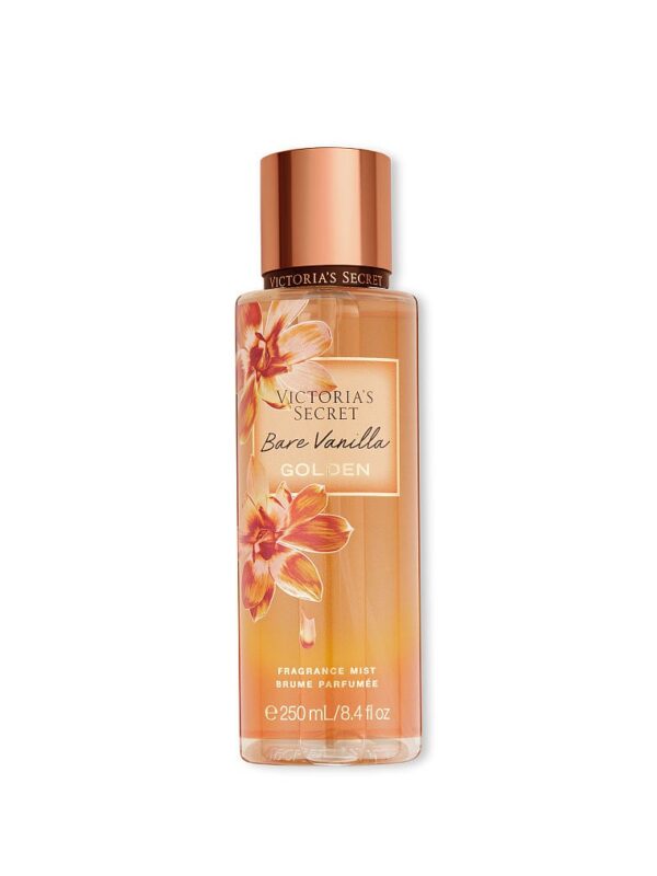 VICTORIA'S SECRET Bare Vanilla GOLDEN BODY MIST 250ml فيكتوريا سيكرت مست للجسم