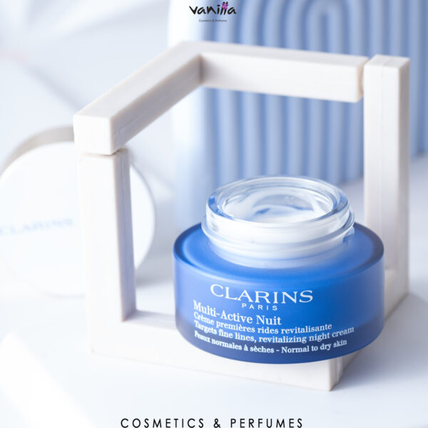 Clarins Multi-Active Night Cream - Normal to Dry Skin 50ml كلارنس كريم ليلي متعدد الفعالية - للبشرة العادية إلى الجافة