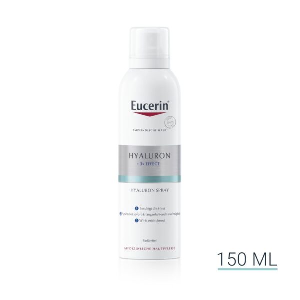 Eucerin Hyaluron + 3x Effect Hyaluron Spray 150ml يوسيرين هيالورون + بخاخ هيالورون ذو تأثير 3x