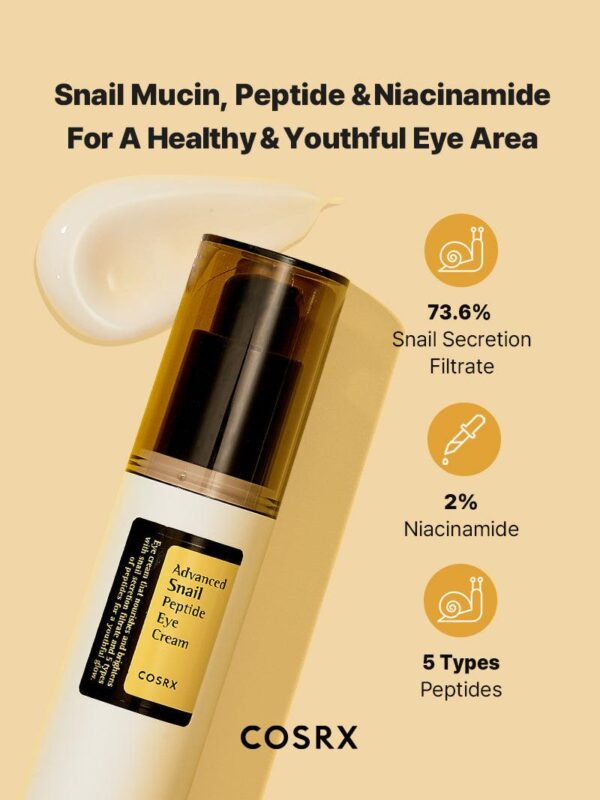Cosrx Advanced Snail Peptide Eye Cream كريم العين الببتيد الحلزون المتقدم