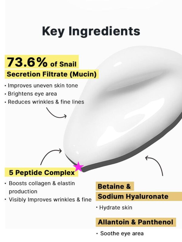 Cosrx Advanced Snail Peptide Eye Cream كريم العين الببتيد الحلزون المتقدم