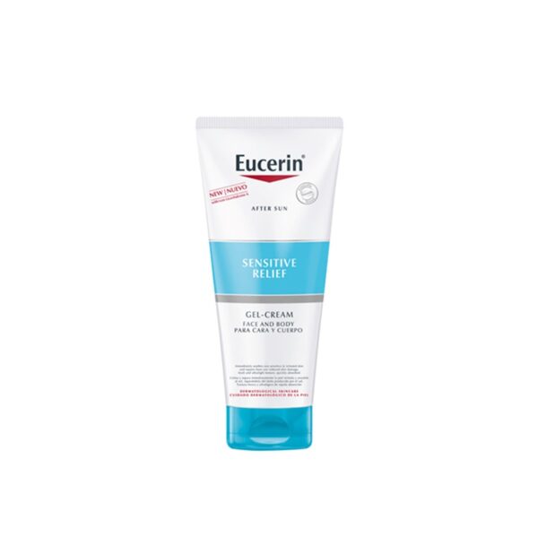 Eucerin Sun Sensitive Relief After Sun Gel-Cream Face & Body, 200mlيوسرين كريم تهدئة البشرة و الجسم