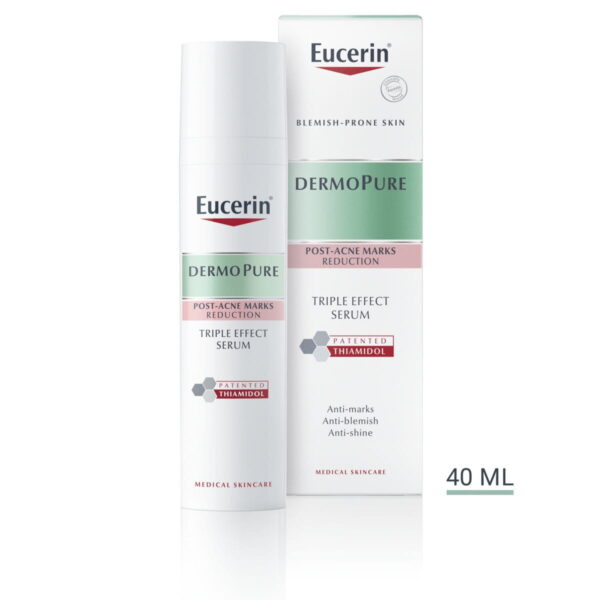 Eucerin DERMOPURE Triple Effect Serum,40ml يوسرين سيروم لآثار الحبوب و الشوائب