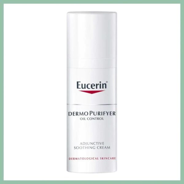 Eucerin DermoPurifyer Adjunctive Soothing Cream,50ml يوسرين مرطب للبشرة المعرضة للحبوب