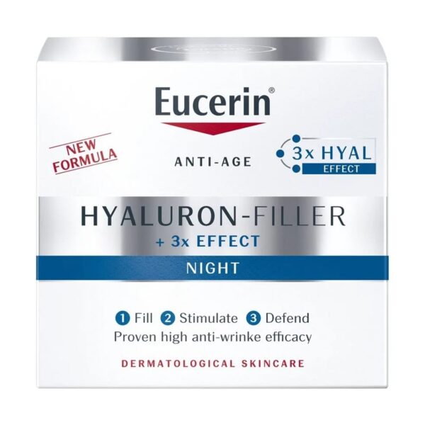 Eucerin Hyaluron-Filler Night Creamيوسرين كريم الفلر الليلي