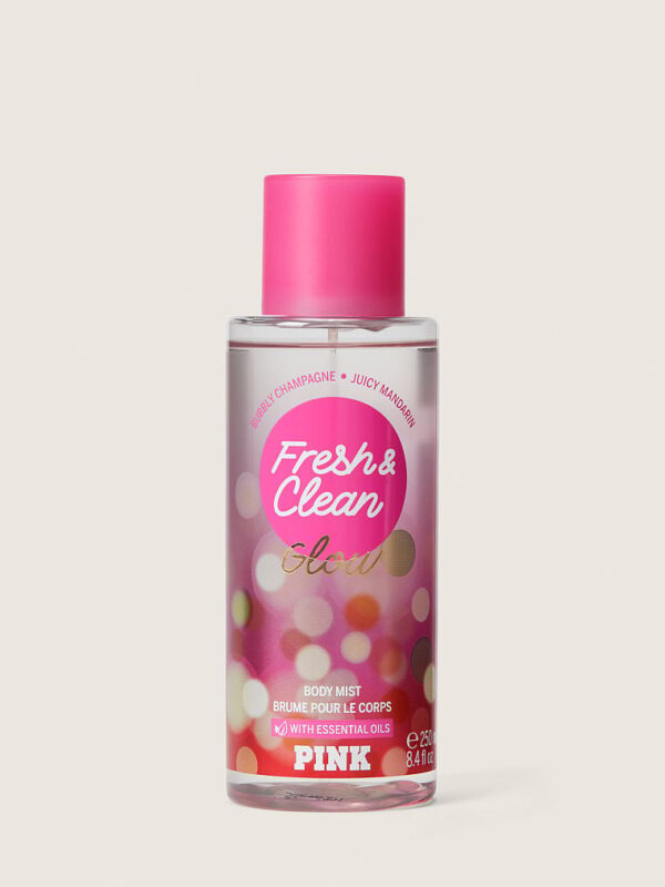 Victorias Secret PINK Fresh /Clean Glow Fragrance Mist,250ml فكتوريا سيكرت مست للجسم