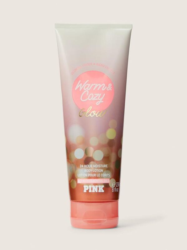 Victoria's Secret Pink warm cozy glow Fragrance Lotion,236ml فكتوريا سيكرت لوشن جسم