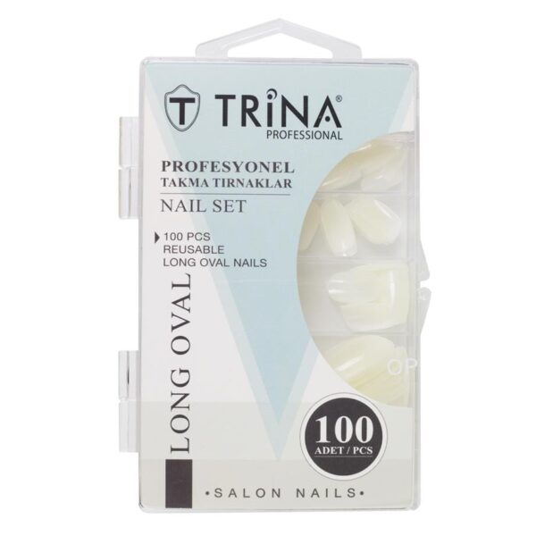 Trina professional artificial nails 100pcs, ترينا اظافر صناعية