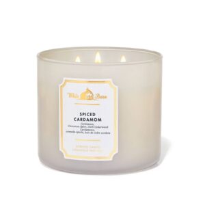 BATH AND BODY WORKS Spiced Cardamom 3-Wick Candle, شموع معطرة