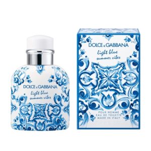 DOLCE & GABBANA Light Blue Pour Homme Summer Vibes for men 125ml عطر لايت بلو بور أوم سمر فايبس دولتشي آند غابانا للرجال