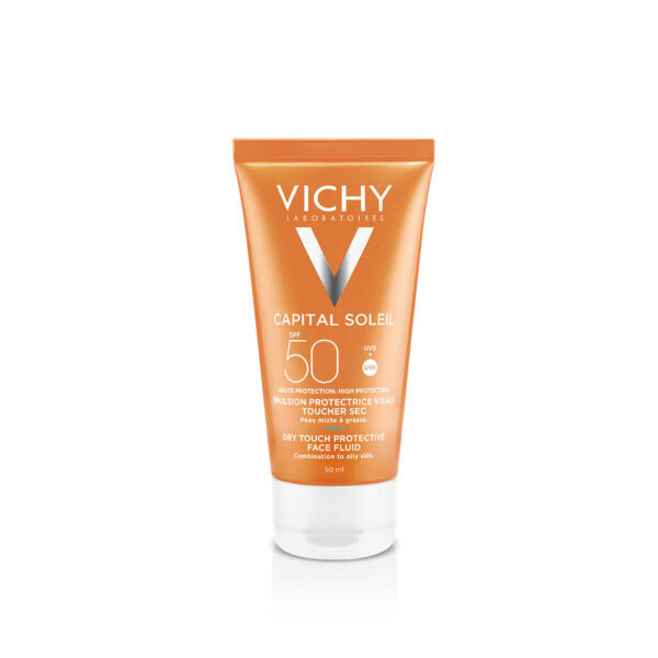 Vichy Capital Soleil Dry Touch SPF 50, 50ml فيجي واقي شمس للبشرة الدهنية
