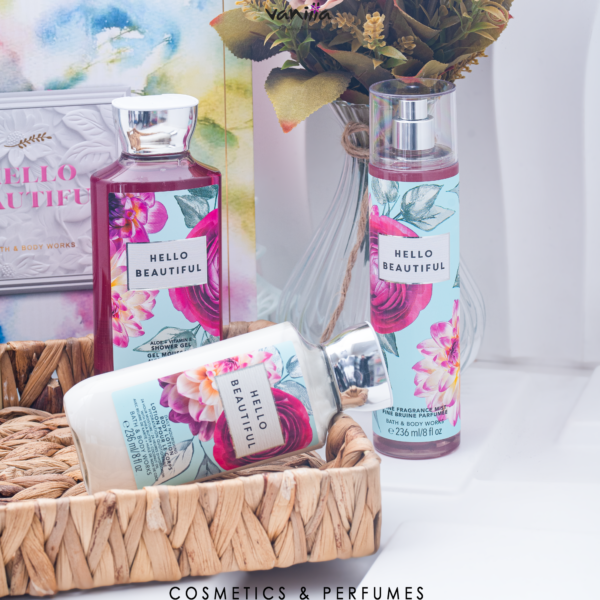 Bath & Body Works Hello Beautiful Set باث اند بادي ووركس سيت العناية بالجسم