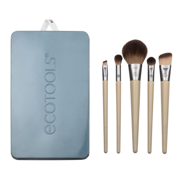 Ecotools Start The Day Beautiful Makeup Brush Kit- مجموعة فرش متكاملة للوجه