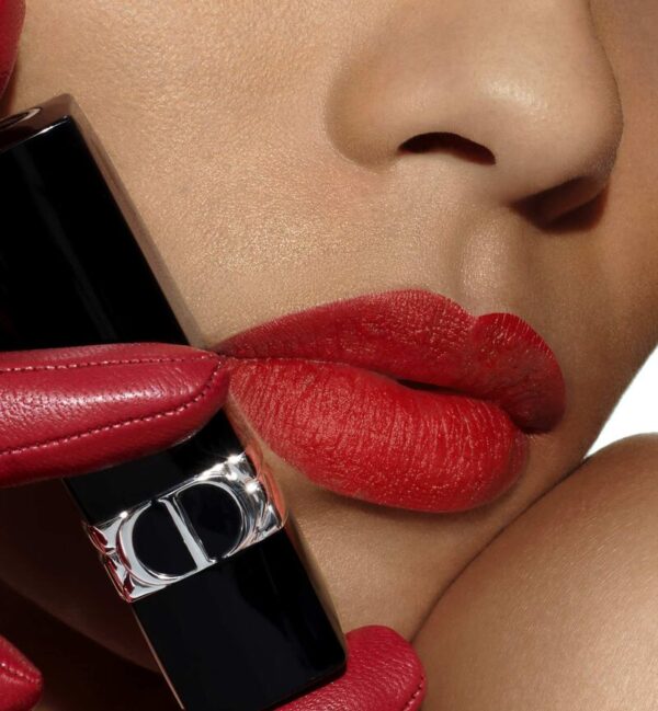 ROUGE DIOR COUTURE COLOUR LIPSTICK- MATTE 999 حمرة كريمية مات من ديور