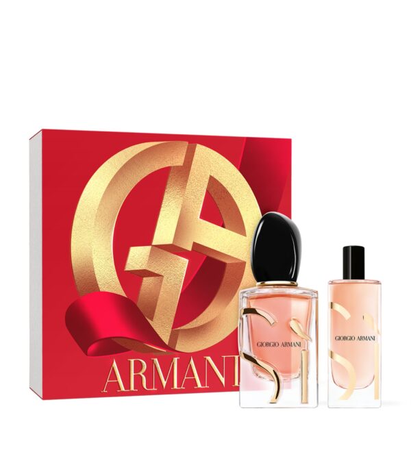 GIORGIO ARMANI SÌ EAU DE PARFUM INTENSE 50ML HOLIDAY GIFT SET مجموعة الهدايا النسائية من ارماني