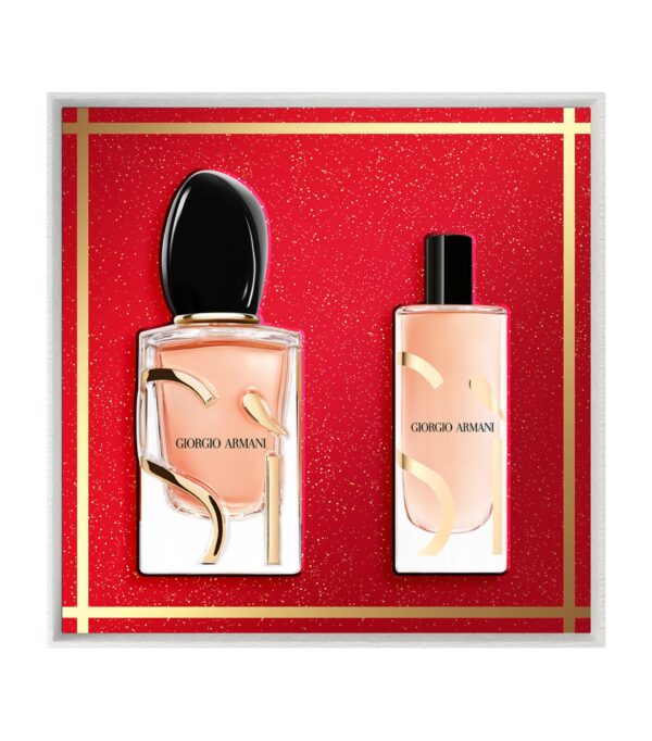 GIORGIO ARMANI SÌ EAU DE PARFUM INTENSE 50ML HOLIDAY GIFT SET مجموعة الهدايا النسائية من ارماني